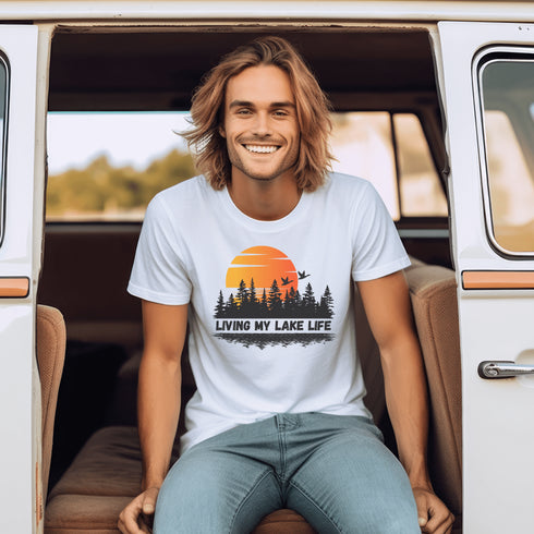 Introducing our exclusive collection of customizable lake-themed t-shirts, featuring breathtaking scenes from the iconic lakes of Manitoba and Ontario. Each shirt in this collection is a canvas for the serene beauty and tranquil waters that these provinces are renowned for.